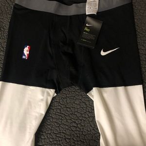 Rare! Nike NBA 3/4 Compression Tights Size XL